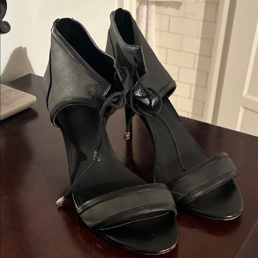 Sole society Black Women's strappy heels